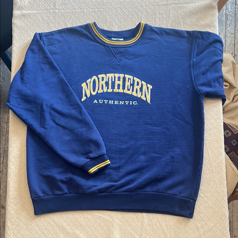 Unisex Blue Northern Authentic Oversized Sweater